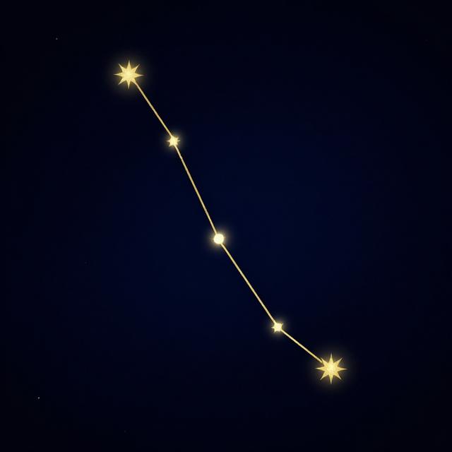 摩羯座星盘与土星运行轨迹示意图，深蓝色背景配金色星图连线，带有现代科技感与神秘学交织的风格