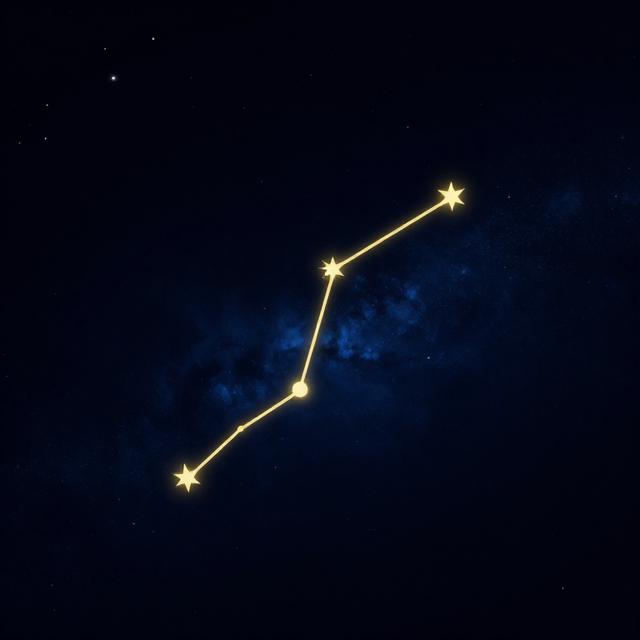射手座星盘与水星逆行轨迹图，金色星象连线标注财帛宫位置，深蓝色夜空背景配神秘星云，现代占星风格插画